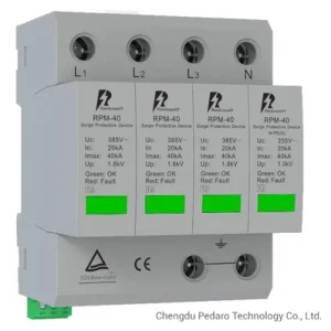 Surge Protector PV 4P 385VAC 20-40KA